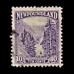 8253: Newfoundland SG172a 10c Dark violet 1928 Used C£35, view 3