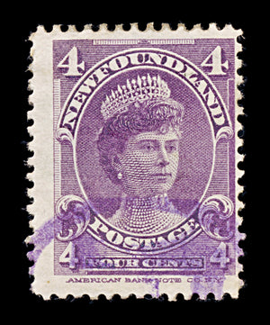 8254: Newfoundland SG89 4c Violet 1901 Sc#84 Mi65 Used C£11