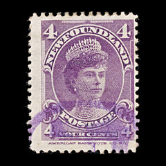 8254: Newfoundland SG89 4c Violet 1901 Sc#84 Mi65 Used C£11, view 3