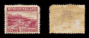 8255: Newfoundland SG159 12c Lake 1923 Sc#141 Mi124 Used C£19