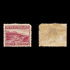 8255: Newfoundland SG159 12c Lake 1923 Sc#141 Mi124 Used C£19, view 2
