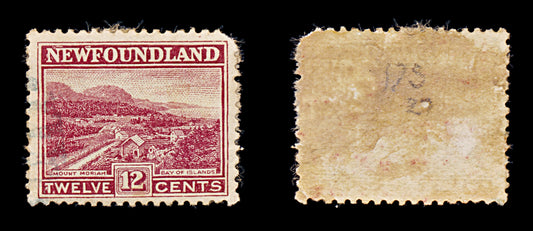 8255: Newfoundland SG159 12c Lake 1923 Sc#141 Mi124 Used C£19