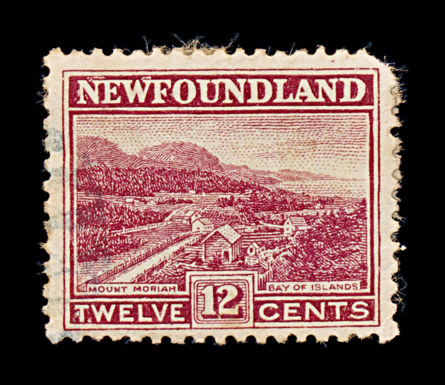 8255: Newfoundland SG159 12c Lake 1923 Sc#141 Mi124 Used C£19