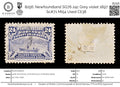 8256: Newfoundland SG76 24c Grey violet 1897 Sc#71 Mi54 Used C£38