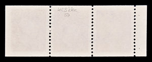 8266: Canada SG423ba 4c Carmine. Booklet Strip 1950 Sc#287a MiHB52 Used C£50