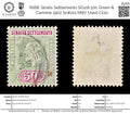 8268: Straits Settlements SG118 50c Green & Carmine 1902 Sc#101 Mi87 Used C£22