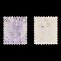 8273: Straits Settlements SG66a 6c Violet 1883 Sc#48 Mi32a Used C£18