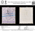 8274: Straits Settlements SG13a 6c Lilac 1868 Sc#12a Mi12b Used C£23