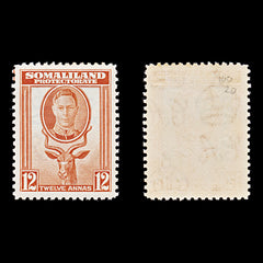 8303: Somaliland SG100 12A Orange 1938 Sc#91 Mi84 Mint MLH C£20, view 2