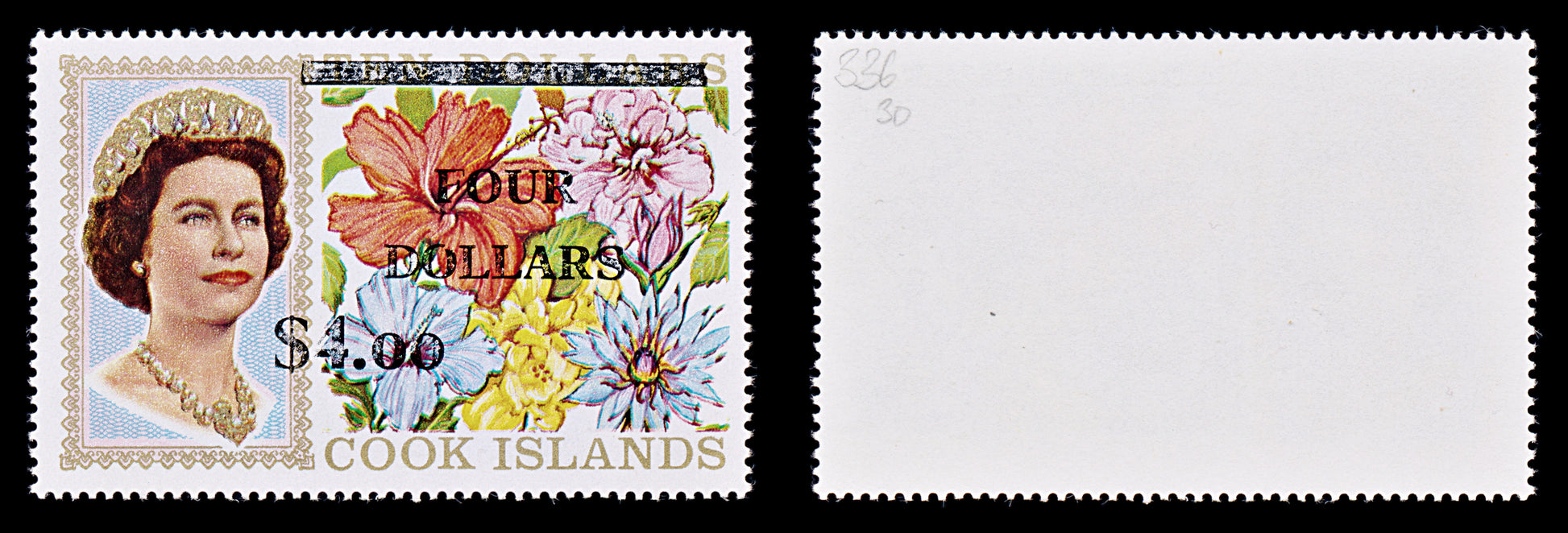 8306: Cook Islands SG336a 4$ Multicolor 1970 Sc#291 Mi255 Mint MNH C£30