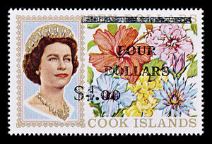 8306: Cook Islands SG336a 4$ Multicolor 1970 Sc#291 Mi255 Mint MNH C£30