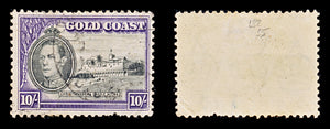 8310: Gold Coast SG132 10s Violet & Black 1940 Sc#127 Mi117C Used C£35