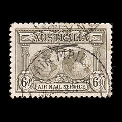 8316: Australia SG139 6d Sepia 1931 Sc#C3 Mi113 Used C£17, view 3