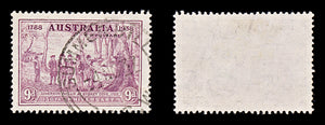 8319: Australia SG195 9d Purple 1937 Sc#165 Mi155 Used C£14