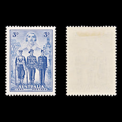 8320: Australia SG198 3d Blue 1940 Sc#186 Mi158 Mint MH C£18, view 1