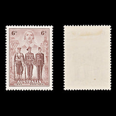 8321: Australia SG199 6d Purple brown 1940 Sc#187 Mi159 Mint MH C£30, view 2