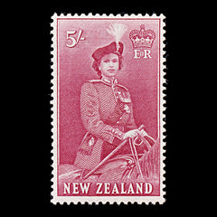 8332: New Zealand SG735 5s Carmine 1954 Sc#300 Mi344 Mint MH C£30, view 3
