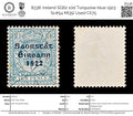 8338: Ireland SG62 10d Turquoise blue 1923 Sc#54 Mi35I Used C£75