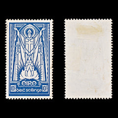 8345: Ireland SG125b 10s Blue & Indigo 1968 Mi88b Used C£12, view 1