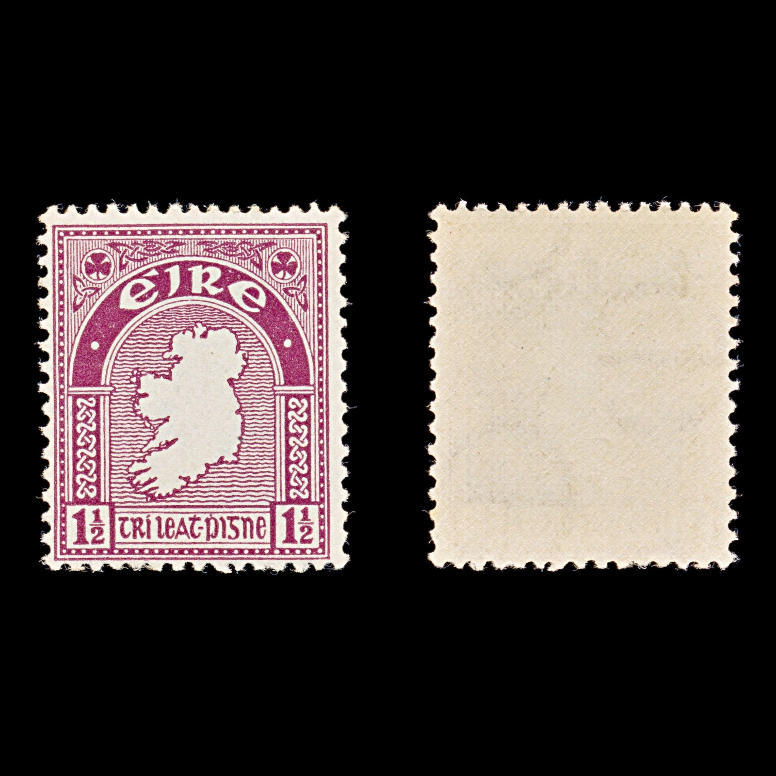 8346: Ireland SG113 1½d Claret 1940 Sc#108 Mi73A Mint MVLH C£19