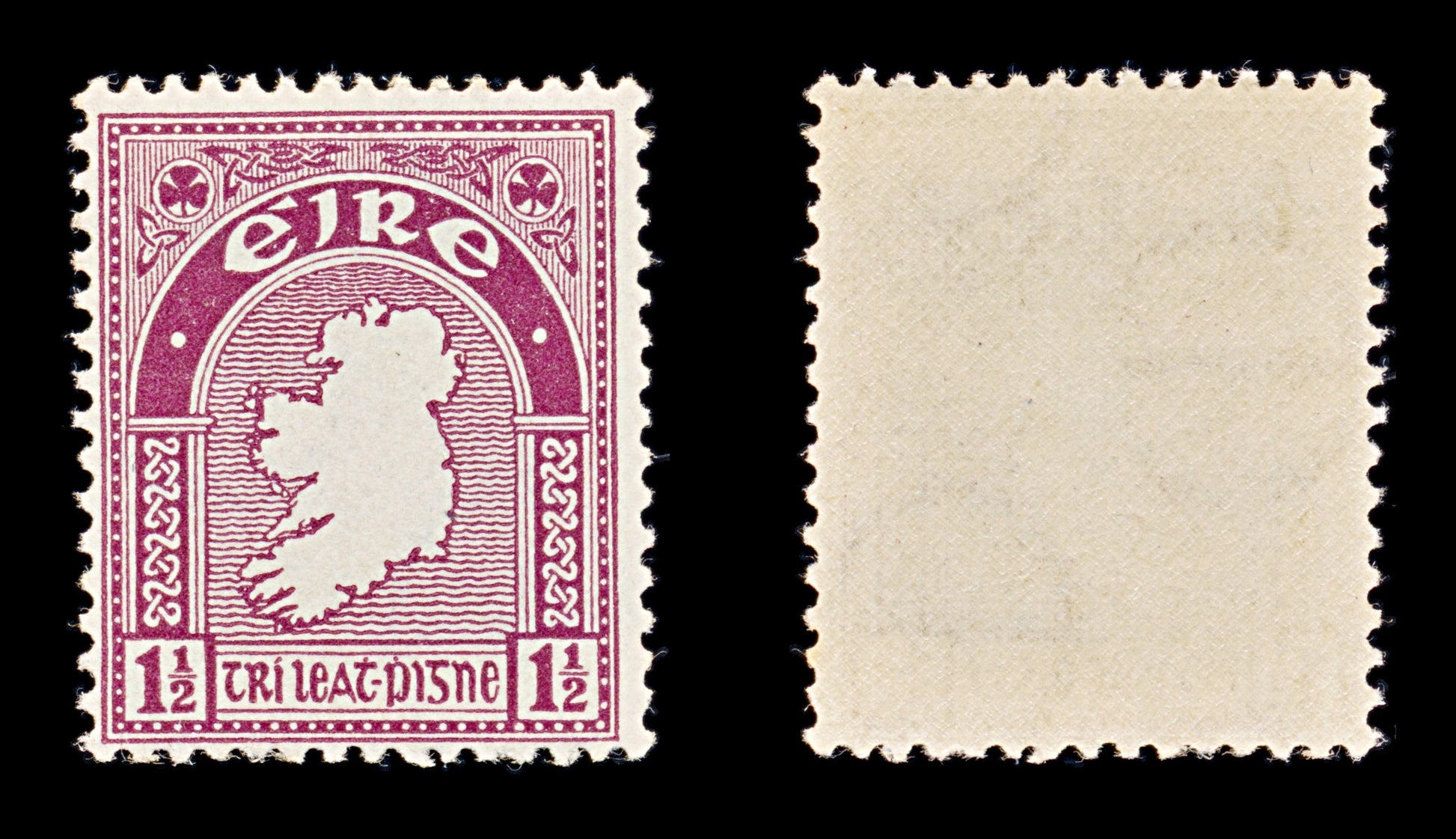 8346: Ireland SG113 1½d Claret 1940 Sc#108 Mi73A Mint MVLH C£19