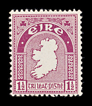 8346: Ireland SG113 1½d Claret 1940 Sc#108 Mi73A Mint MVLH C£19