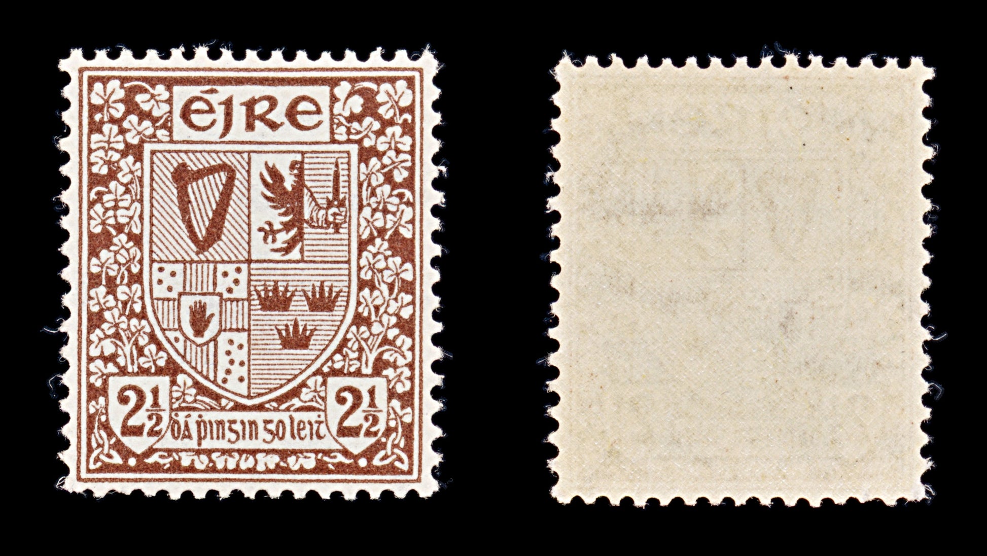 8347: Ireland SG115 2½d Red Brown 1941 Sc#110 Mi75A Mint MNH C£16