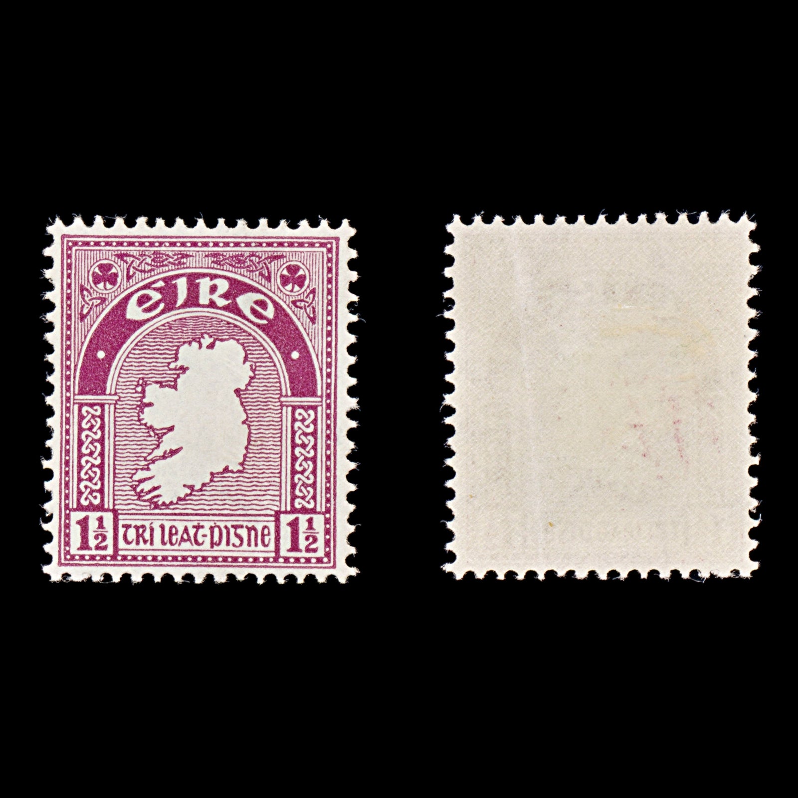 8350: Ireland SG113 1½d Claret 1940 Sc#108 Mi73A Mint MH C£19