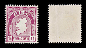 8350: Ireland SG113 1½d Claret 1940 Sc#108 Mi73A Mint MH C£19