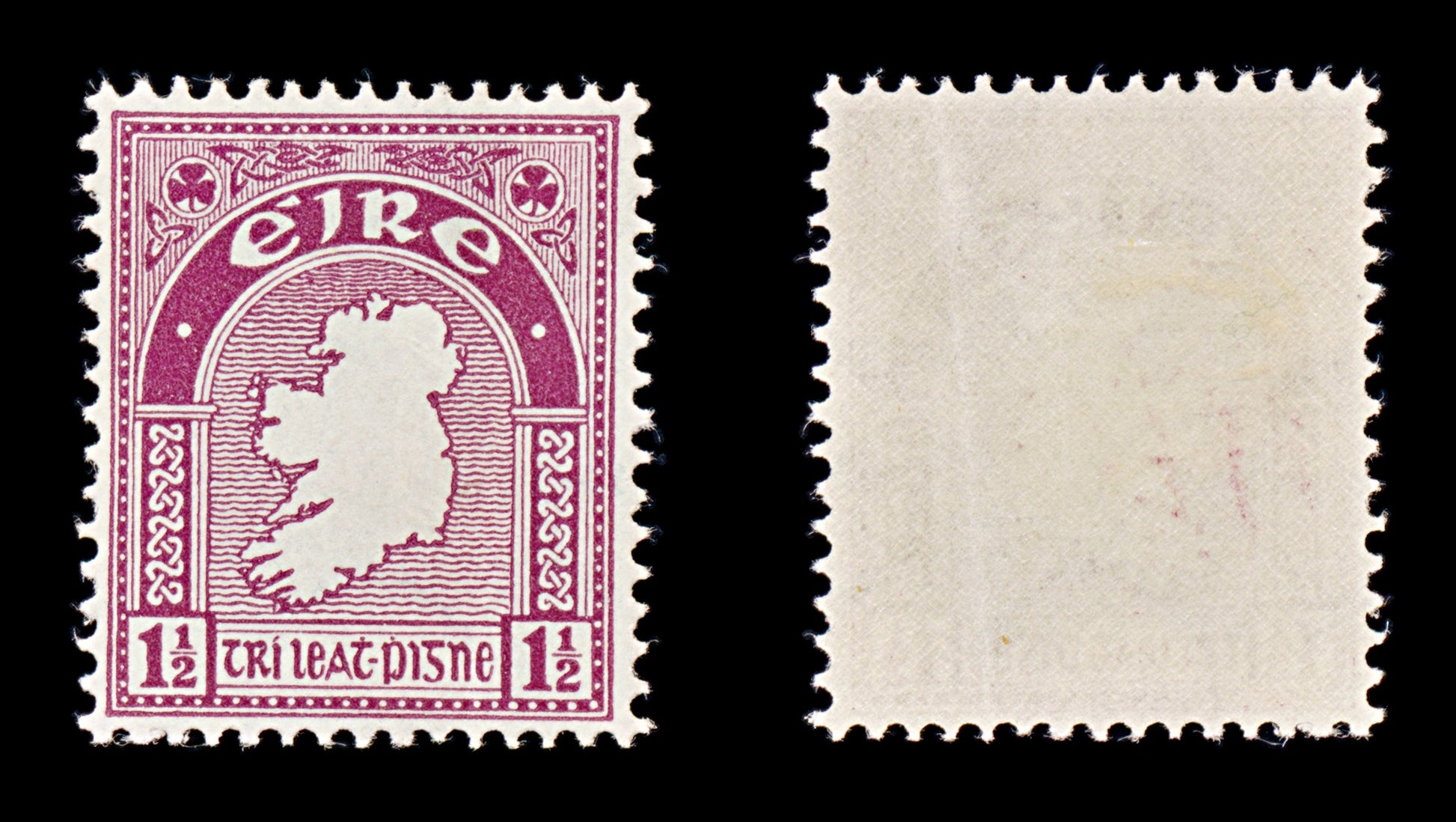 8350: Ireland SG113 1½d Claret 1940 Sc#108 Mi73A Mint MH C£19