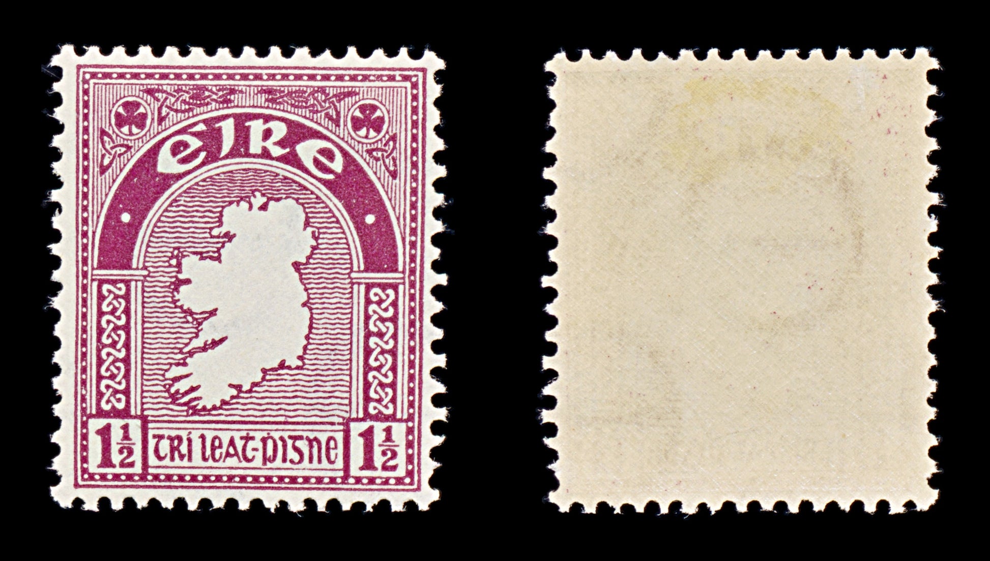 8351: Ireland SG113 1½d Claret 1940 Sc#108 Mi73A Mint MH C£19