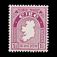 8351: Ireland SG113 1½d Claret 1940 Sc#108 Mi73A Mint MH C£19, view 3