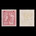 8360: Malta SG281 10s Carmine red 1956 Sc#261 Mi252 Mint MH C£38