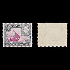 8365: KUT SG144e 50c Black & Purple 1949 Sc#79 Mi65IIC Mint MVLH C£15, view 2