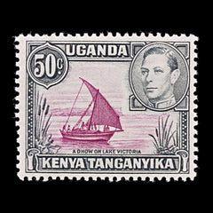 8365: KUT SG144e 50c Black & Purple 1949 Sc#79 Mi65IIC Mint MVLH C£15, view 3