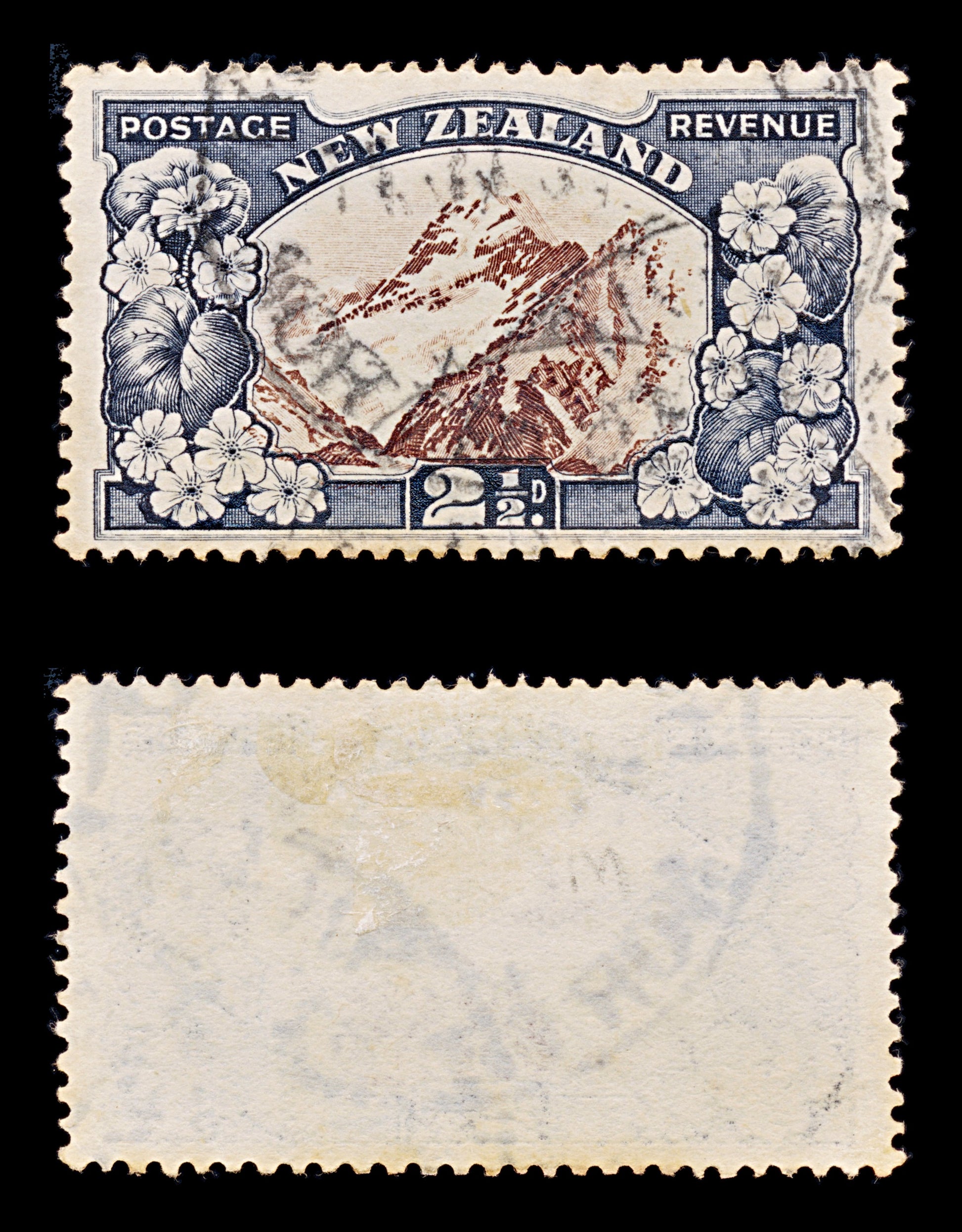 8380: New Zealand SG581 2½d Multicolor 1936 Sc#207b Mi216A Used C£26