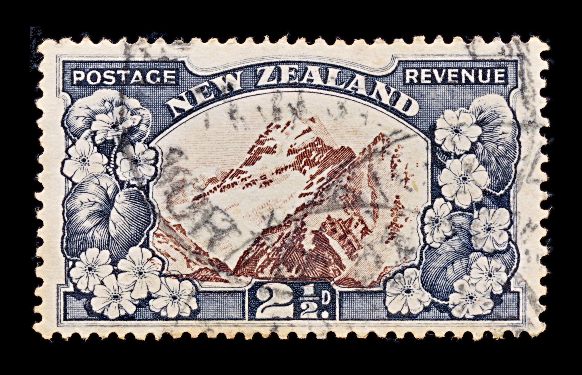 8380: New Zealand SG581 2½d Multicolor 1936 Sc#207b Mi216A Used C£26