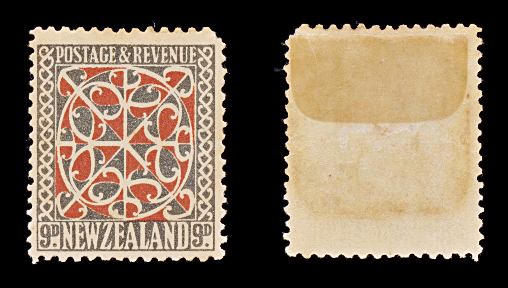 8381: New Zealand SG587 9d Red & Grey 1936 Sc#213 Mi222a Mint MH C£50