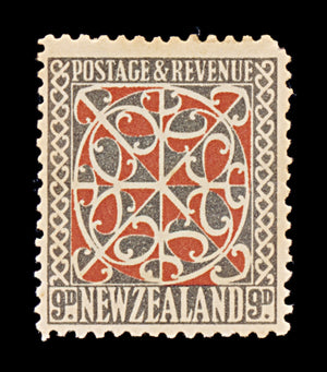 8381: New Zealand SG587 9d Red & Grey 1936 Sc#213 Mi222a Mint MH C£50