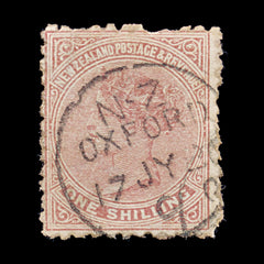 8384: New Zealand SG193 1s Red Brown 1882 Used C£16, view 3