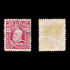 8387: New Zealand SG403 6d Carmine 1915 Sc#137b Mi128D Used C£130, view 2