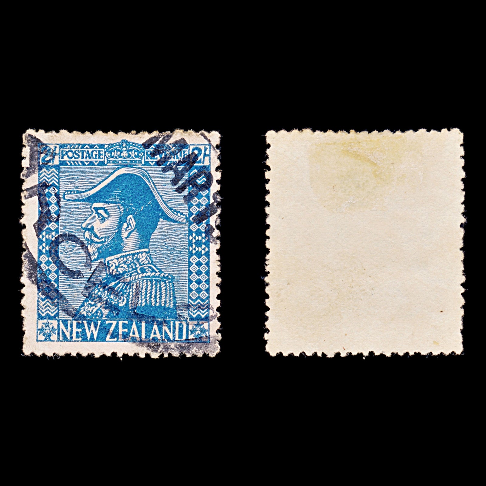 8389: New Zealand SG466 2s Dark blue 1926 Sc#182a Mi172 Used C£70
