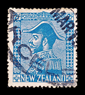 8389: New Zealand SG466 2s Dark blue 1926 Sc#182a Mi172 Used C£70