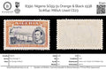 8390: Nigeria SG59 5s Orange & Black 1938 Sc#64c Mi61A Used C£23