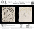 8394: German Realm SG36a 50pf Grey 1875 Sc#34 Mi36a Used C£18