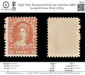 8397: New Brunswick SG17 10c Vermilion 1860 Sc#9 Mi7 Mint MVLH C£65