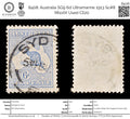 8408: Australia SG9 6d Ultramarine 1913 Sc#8 Mi11IIX Used C£20