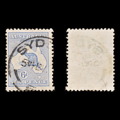 8408: Australia SG9 6d Ultramarine 1913 Sc#8 Mi11IIX Used C£20, view 2
