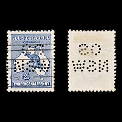 8416: Australia SGO19 2½d Blue "OS NSW" 1913 Sc#OB4 MiD4II Used C£160, view 1