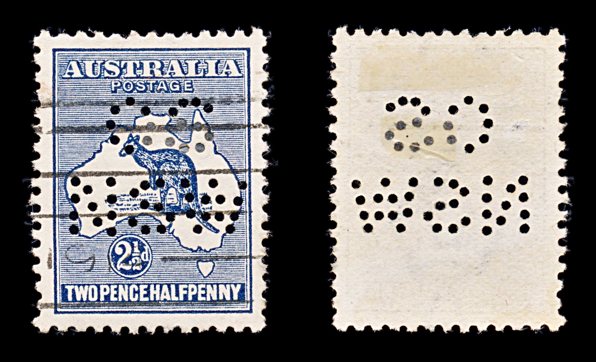 8416: Australia SGO19 2½d Blue "OS NSW" 1913 Sc#OB4 MiD4II Used C£160